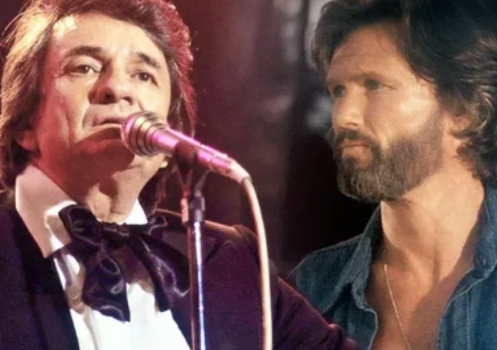 Johnny Cash and Kris Kristofferson Big River (live 1993